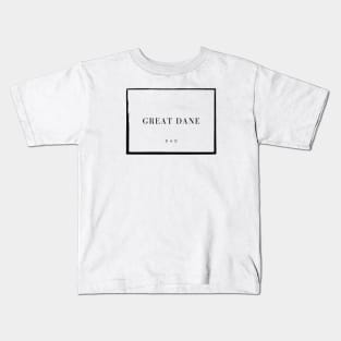 Great Dane Dad Kids T-Shirt